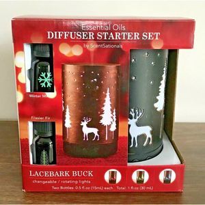 Essential Oils Diffuser Kit, Deer Trees Winter